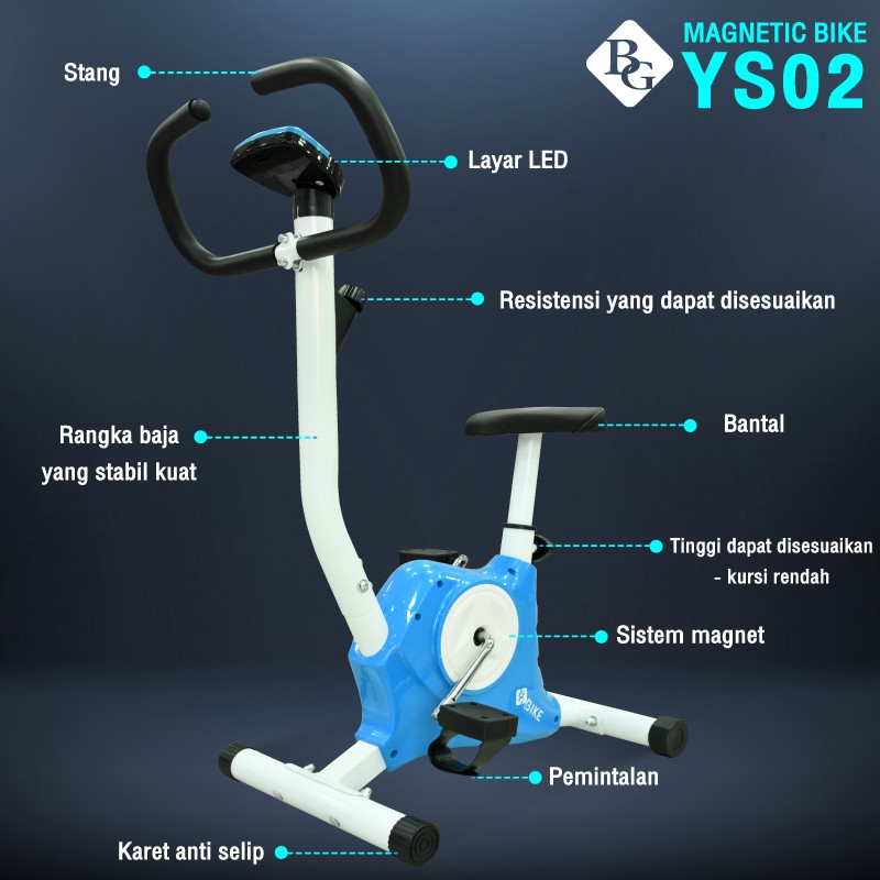 HTD Sport SEPEDA STATIS SPIN BIKE