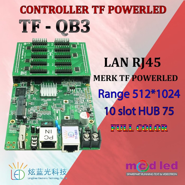 TF QB3 KONTROLER RUNNING TEXT FULL COLOR VIDEOTRON