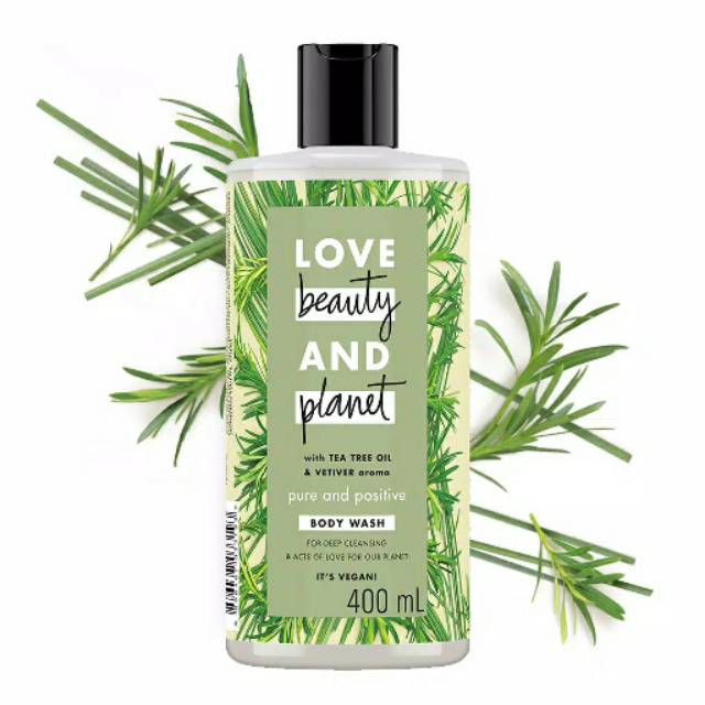 Love Beauty & Planet Tea Tree & Vetiver Daily Detox Body Wash Soap