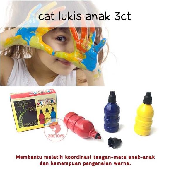 

Zoetoys Cat Lukis Anak 3ct - Pasta Mentari | Washable Finger Paint