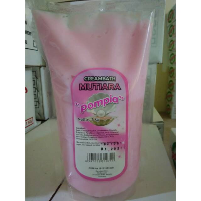 Creambath mutiara refil 1kg pompia