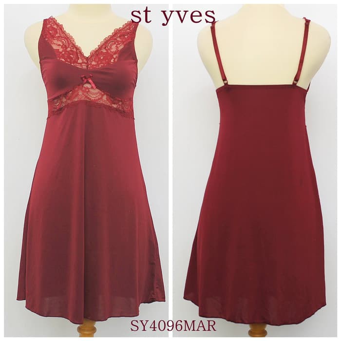 LINGERIE ST YVES, BAHAN HALUS TIDAK MENERAWANG, LEMBUT SY4096MAR