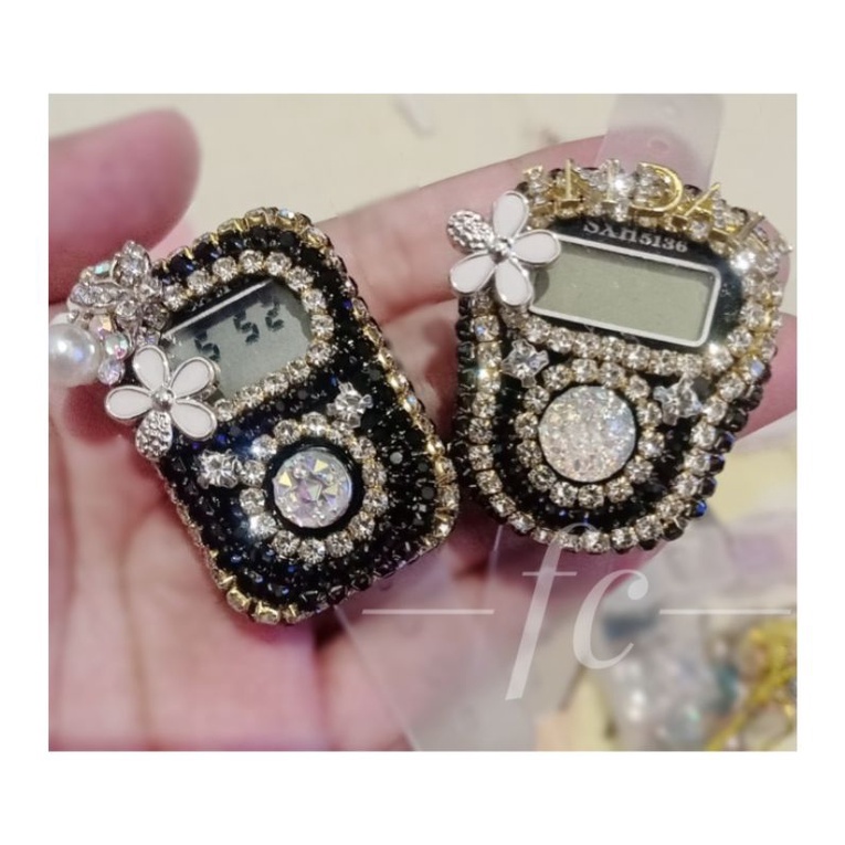 Tasbih digital hias custom nama / tasbih digital jam