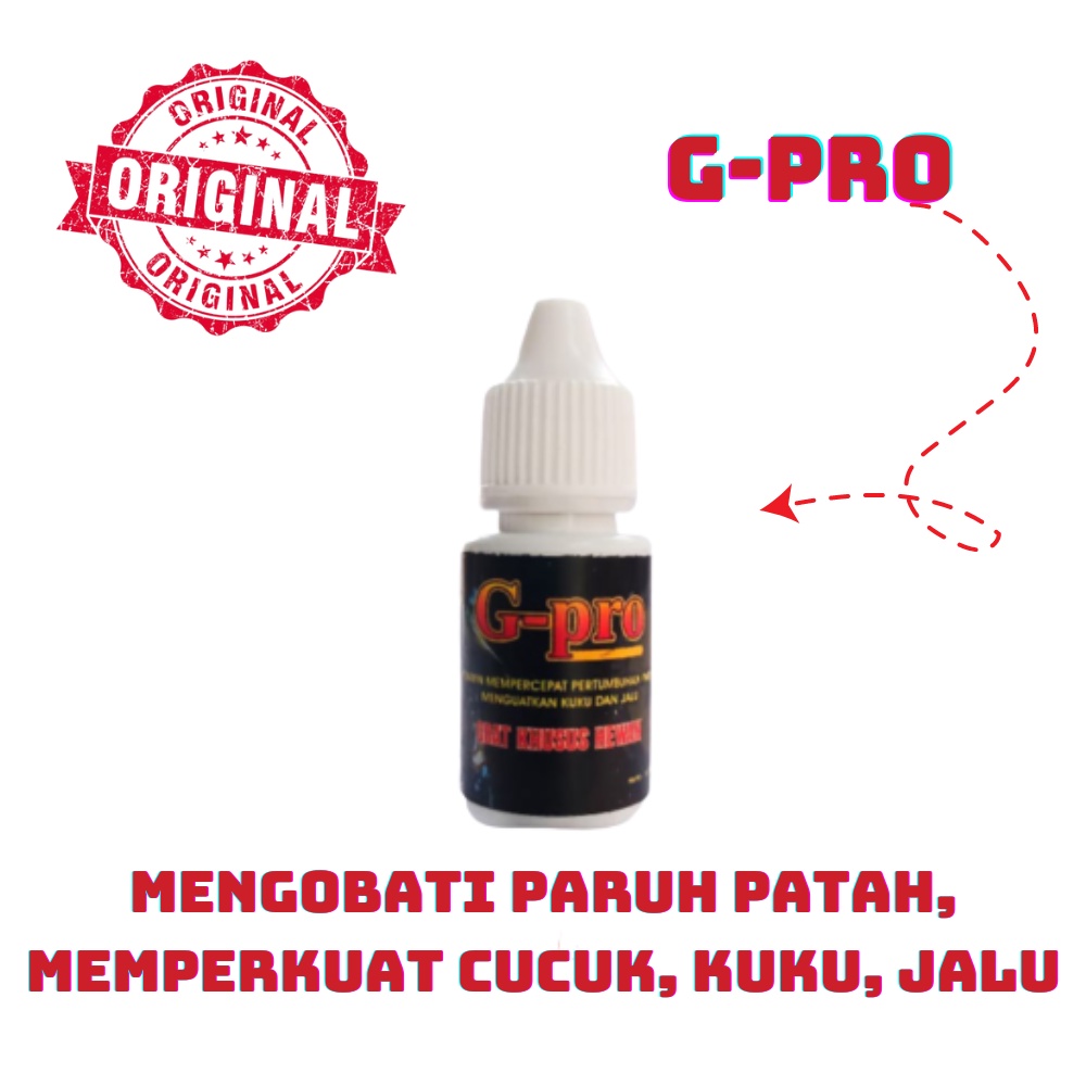 Obat paruh G PRO OIL CUCUK DAN JALU