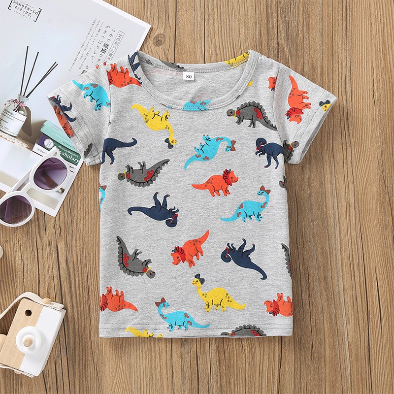 Baju Anak Laki-Laki Motif Dinosaurus