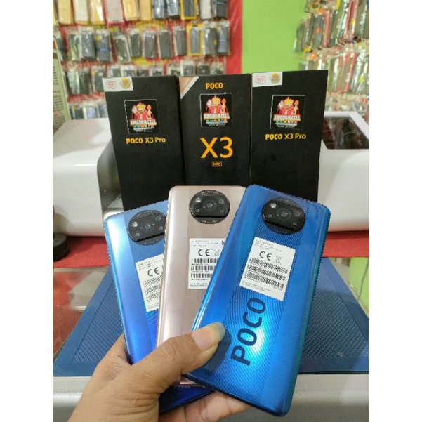 PROMO SECOND POCO X3 PRO RAM 6/128 LENGKAP ORIGINAL