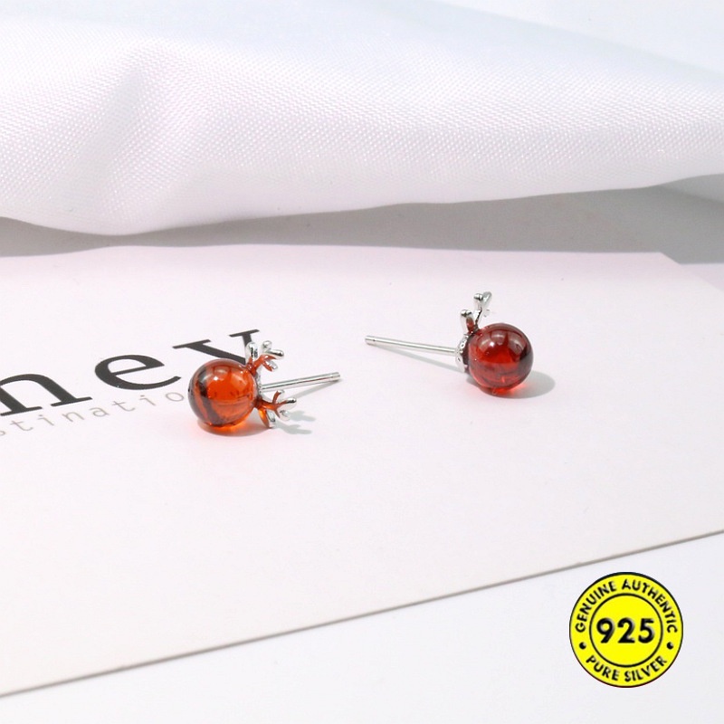 Anting Tusuk Sterling Silver 925 Untuk Wanita