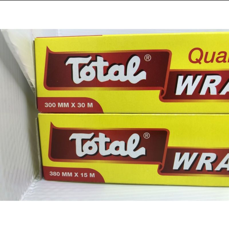 PLASTIK WRAPPING TOTAL 30cm x 30 meter &amp; 38cm x 15 meter / PLASTIK WRAP Segel Buah / BUNGKUSAN PLASTIK Makanan