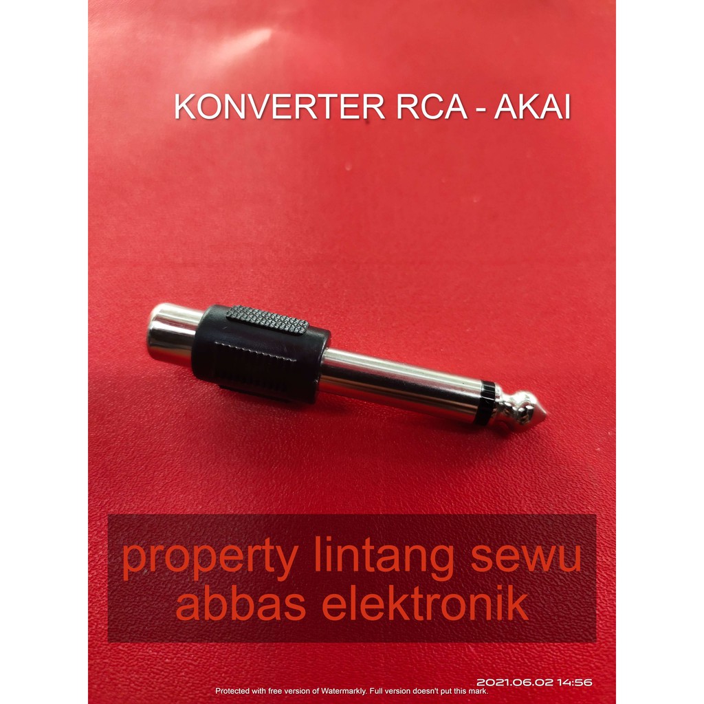 KONVERTER JEK RCA TO AKAI MONO