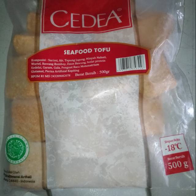 

Cedea seafood tofu