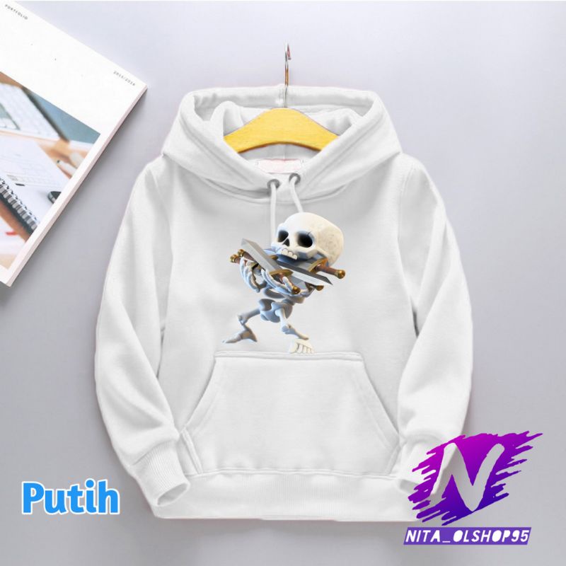 sweater hoodie coc tengkorak