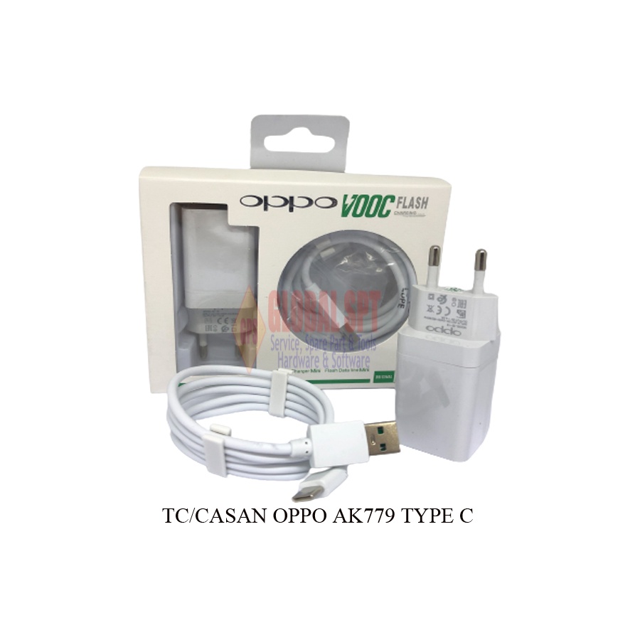 TC OPPO AK779 TYPE C / CASAN OPPO TYPE-C / CHARGER OPPO