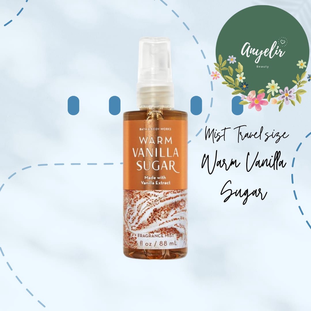 Bath and Body Works BBW Warm Vanilla Sugar FragranceMist Original 88ml