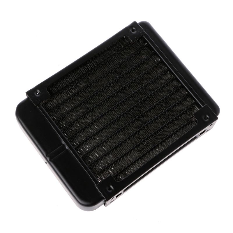 btsg 120mm Aluminum Computer Radiator Water Cooler 10 Tube CPU Heat Sink Exchanger