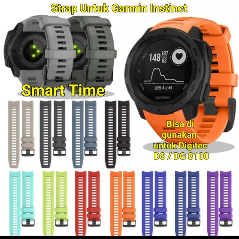 Strap Tali Jam tangan silikon rubber GARMIN INSTINCT Tactical 22mm