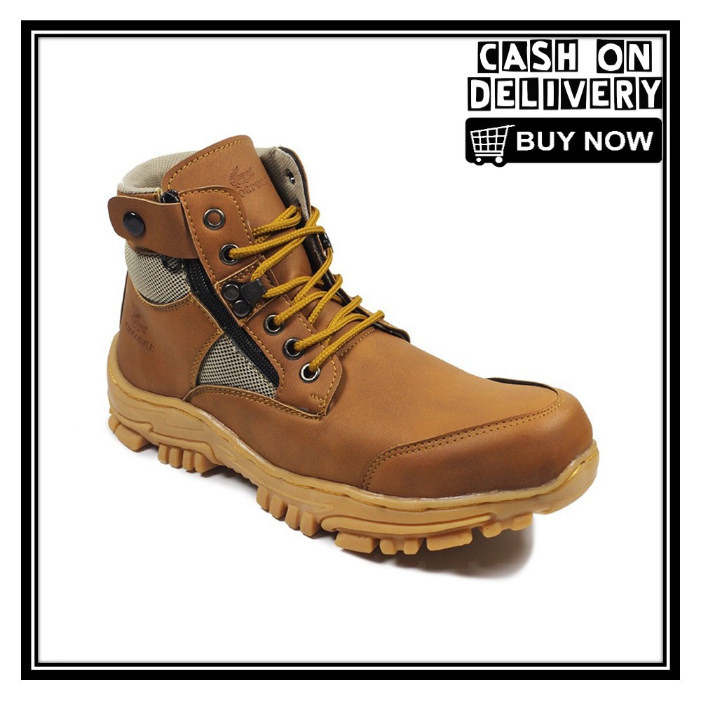 Sepatu Pria Boots Safty Resleting Jointer