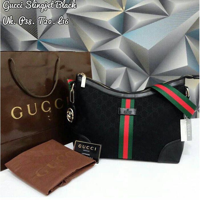 TAS GUCCI SLINGJET KANVAS