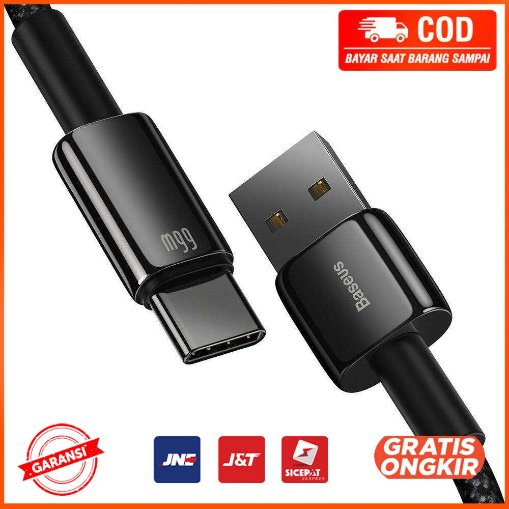 Baseus Tungsten Series Kabel Charger USB Type C 66W - CATWJ-B01