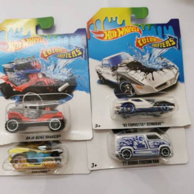 hot wheels colour shifters