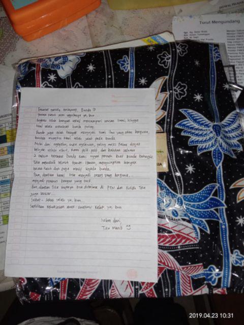 Motif Random - Kemeja Batik Hem Pendek Pria Kerja Kantor Kondangan Seragam Flash Sale Murah