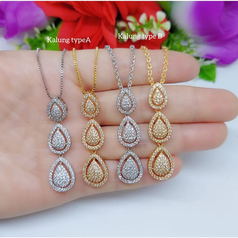 Xuping kalung &amp; liontin susun 003