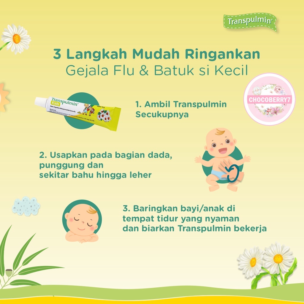 Transpulmin Kids Balsam Transpulmin BB Balsem Anak 10 gr 10gr 10g