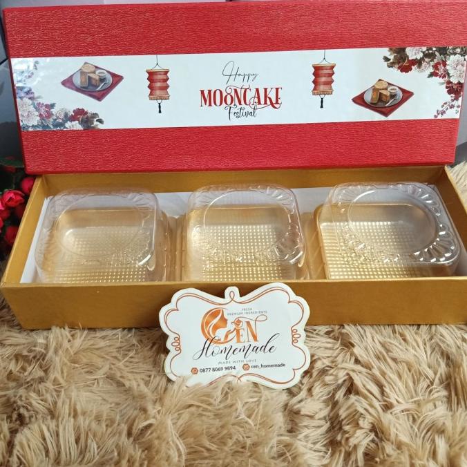 

[COD] Paket Tray dan Box Mooncake isi 3 @ 100 gr -125 gr [COD]