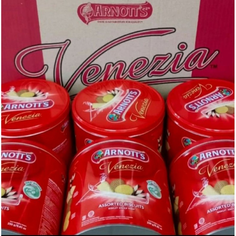 

Biskuit Arnott Venezia kaleng 250 gram