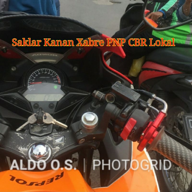 Holder Saklar Kanan Yamaha Xabre Xaber Original YGP PNP CBR150R Lokal K45A Switch Kanan CBR Lokal