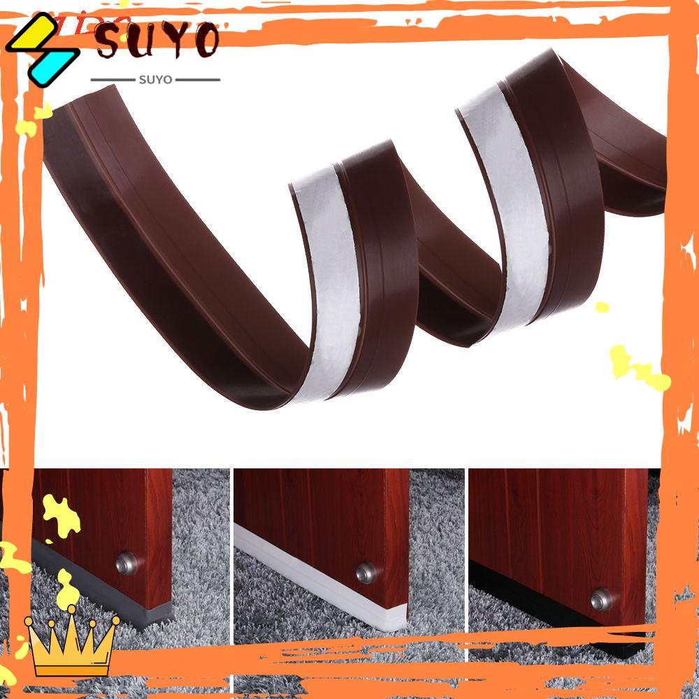 SUYOU 1PC Sealing Strip Door Bottom Seam Door Window Wind Proof Bathroom Silicone Rubber