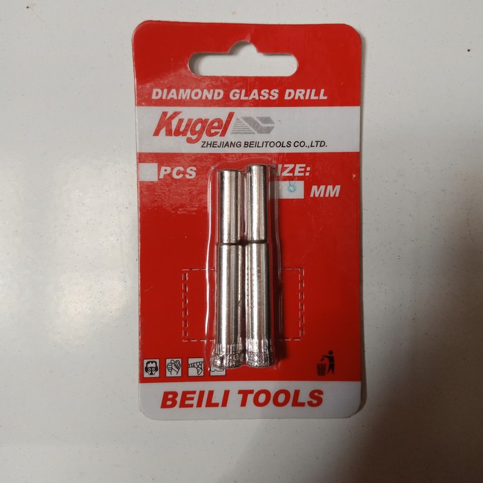 mata bor kaca granit 8 mm