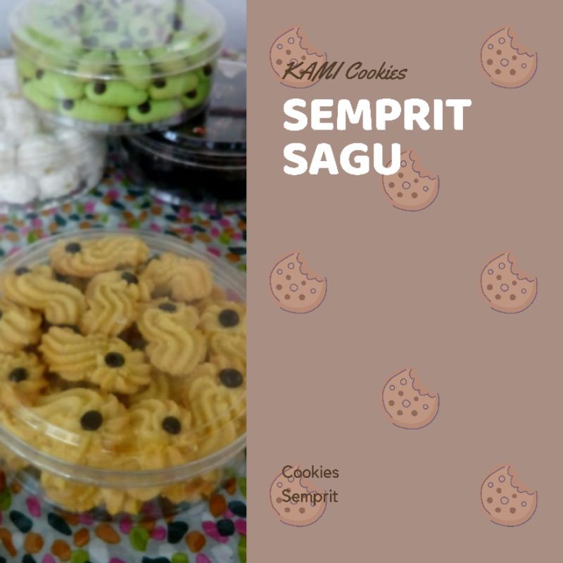 

Kue Kering Cookies Semprit Sagu Lebaran Idul Fitri Enak Renyah Murah 500gr