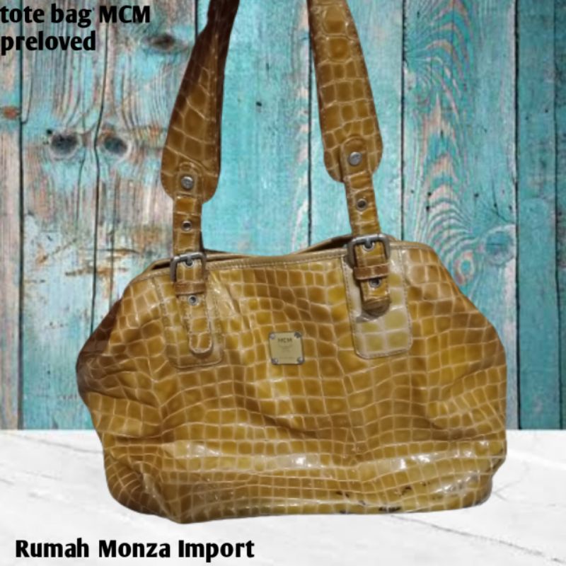 tote bag MCM authentik preloved