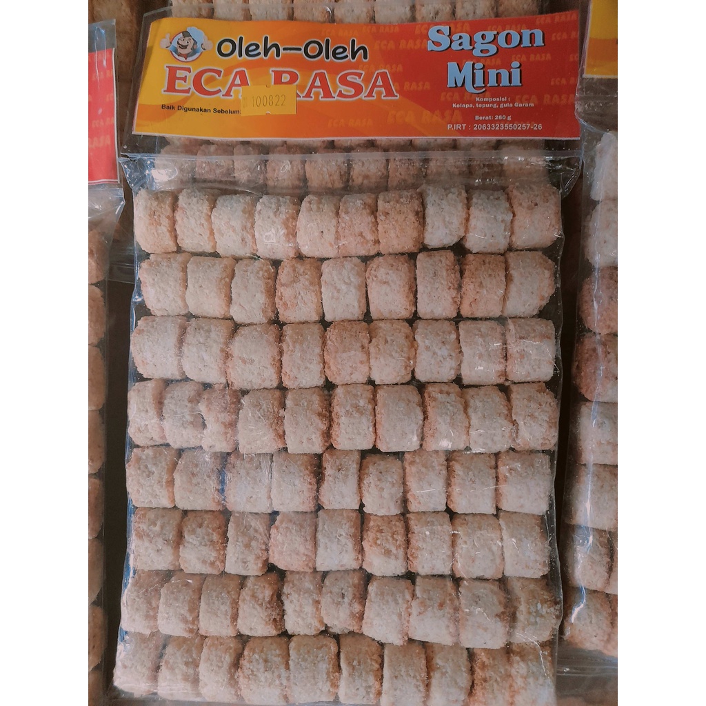 

Sagon Kelapa Bakar / Sagon Kelapa Bakar Mini / Sagon Bakar Kelapa / Kue Sagon Bakar Gurih Kelapa 250 gram Isi 80 pcs ( Bisa COD & Gratis Ongkir )