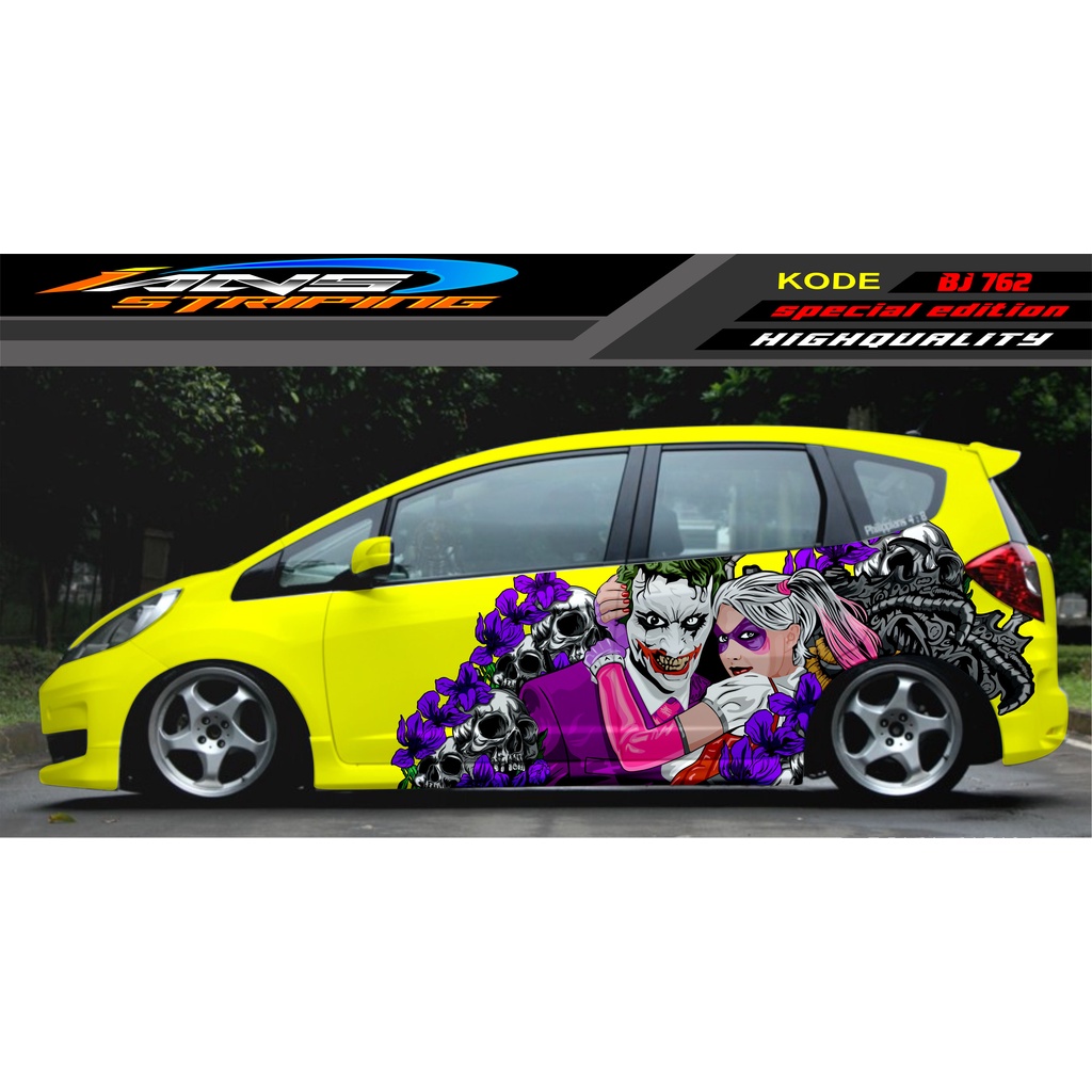 DECAL STIKER MOBIL HONDA BRIO AGYA JAZZ AVANZA YARIS / DECAL STICKER MOBIL JAZZ / STIKER MOBIL