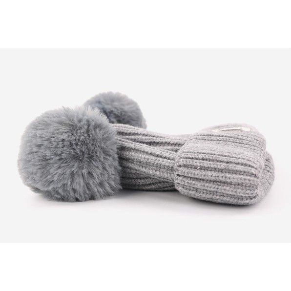 [1KG 14PCS] Babyland Topi Rajut Pompom Bulu Anak / Topi Kupluk Wool Rajut Hangat Bayi / Topi Anak Unisex