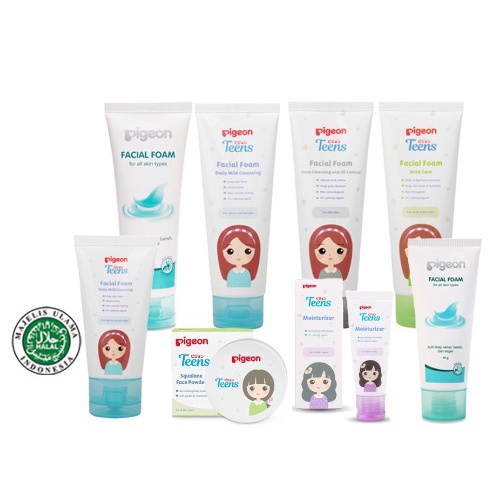 PIGEON TEENS Pembersih Wajah / Daily Facial Foam / Anti Acne Facial Foam / Oil Control Facial Foam ORIGINAL BPOM