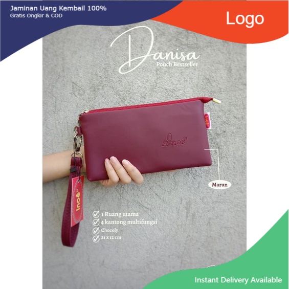 TAS MODEL TERBARU. Dompet danisa chocoly by inoe