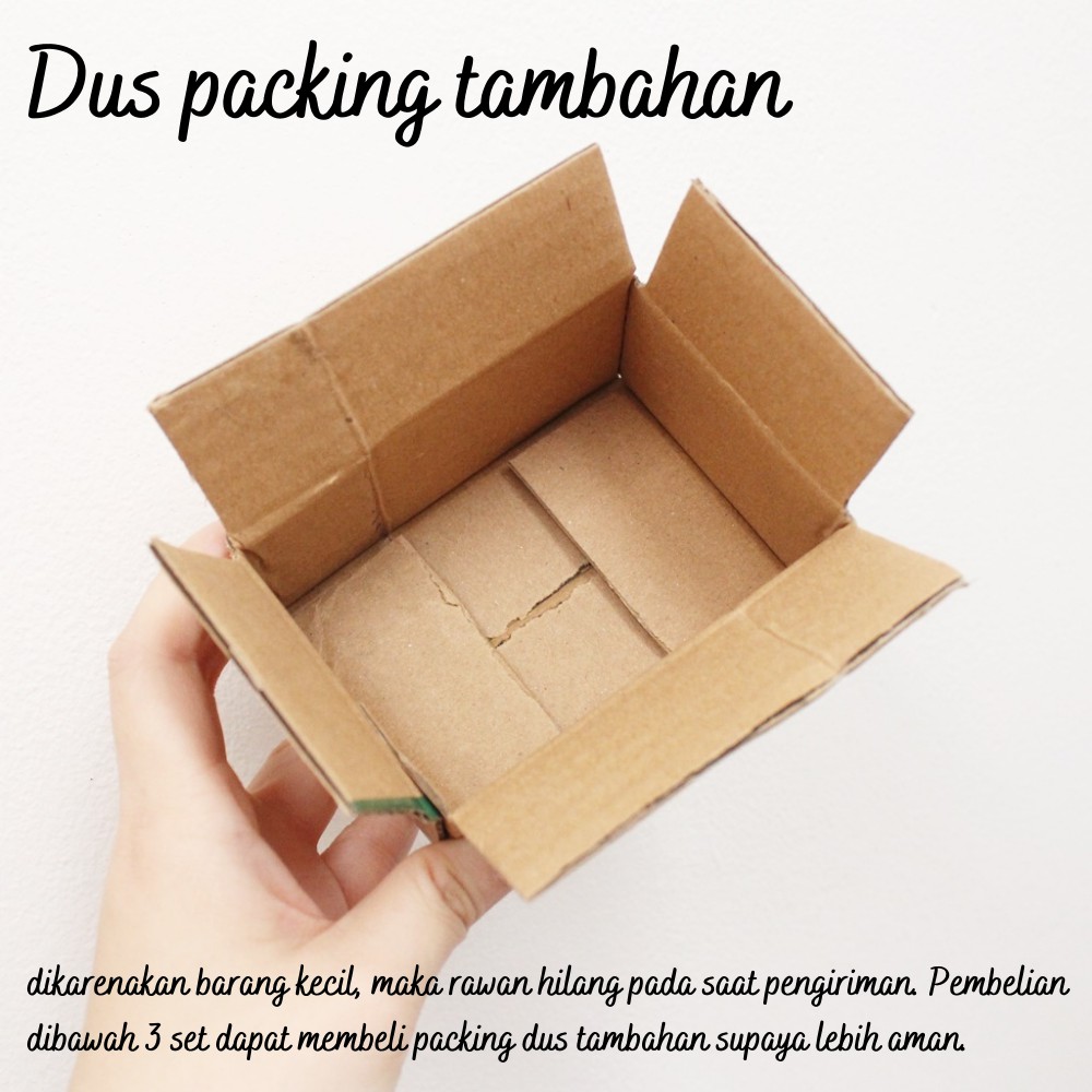 

Dus Tambahan KHUSUS Rantai Lada/ Kait Hook/ Ring Bulat SAJA