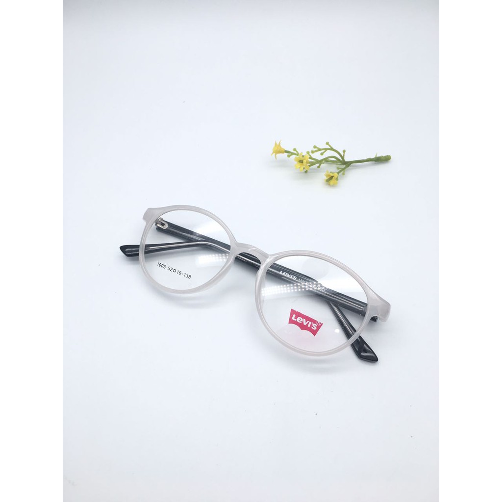 Frame Kacamata Minus Baca Fashion Levis Bulat Terbaru Pria Wanita