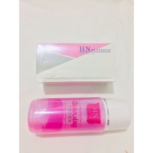 cream HN platinum + Toner HN platinum BPOM TERBARU