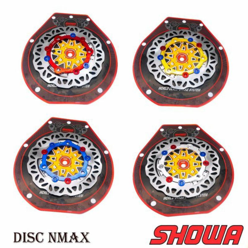 0Disc showa nmax 1set depan belakang disc cakram depan nmax showa 1set depan belakang