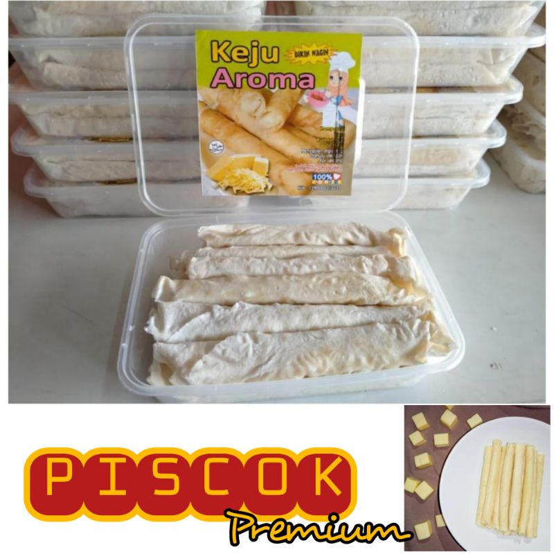 

Keju Aroma Piscok Isi 12 Keju Premium Rasa Berkelas