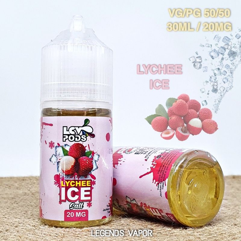 SALT NIC - LIQUID LCV PODS Lychee Ice 30ML 20MG AUTHENTIC