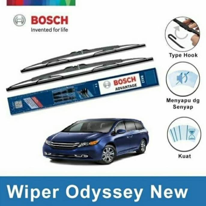 Sparepart Mobil Wifer Original BOSCH Honda Odyssey RB1 2003-2008 Wiper Depan Mobil 2pc