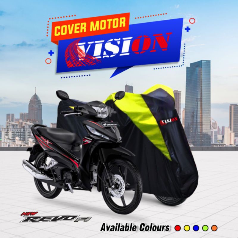 Sarung Motor Cover Motor Honda Revo All Tipe Mantel Tutup Motor Vision Silver Kuning