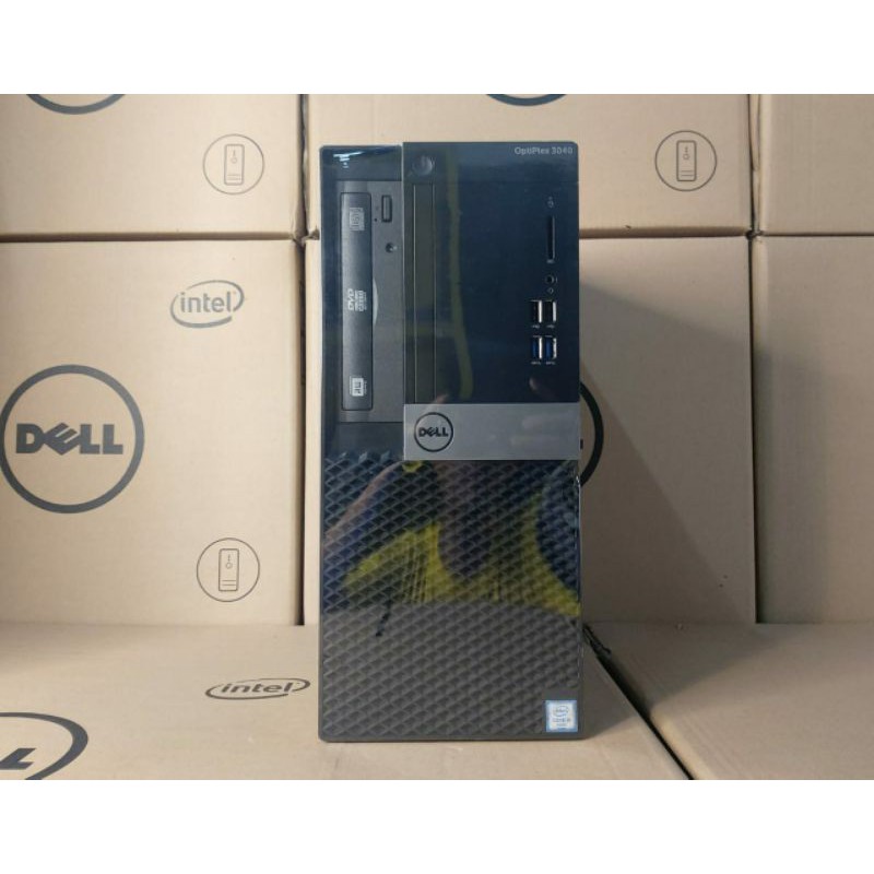 PAKETAN PC DELL OPTIPLEX 3040CORE I5 GEN6 LCD 19IN WIDE BERKUALITAS FULL DUS