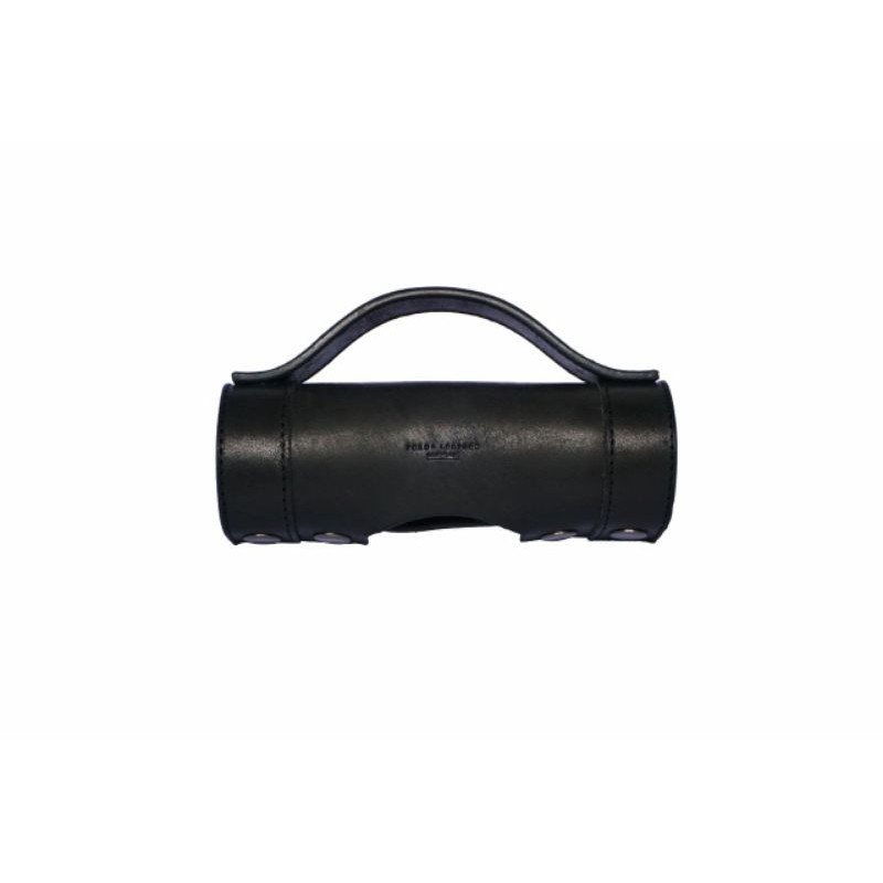 Ferma Spin Leather Pipe Handle Bar Black