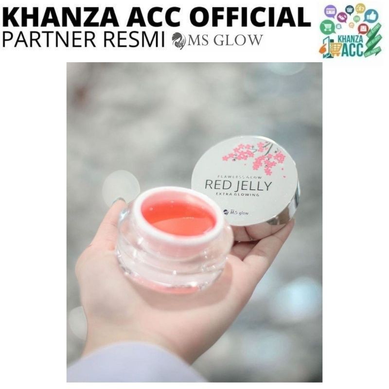 KHANZAACC MS GLOW Flawless Glow Red Jelly Extra Glowing Original