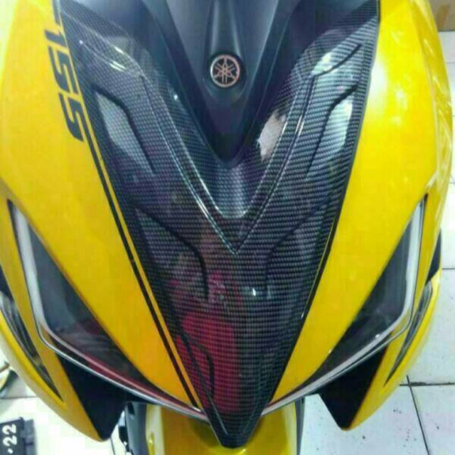 Cover dasi dada depan carbon yamaha aerox 155